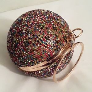 MULTI COLOR ROUND CLUTCH